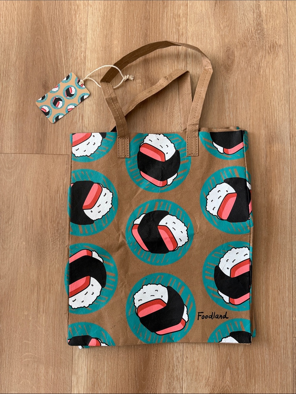 Foodland Musubi  Reusable Grocery Tote Bag